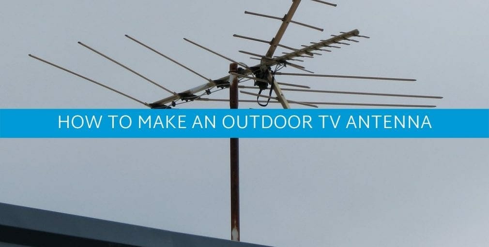 how to make and outdoor tv antenna banner
