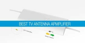 tv antenna amplifier in a banner