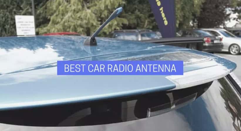 car with a radio antenna