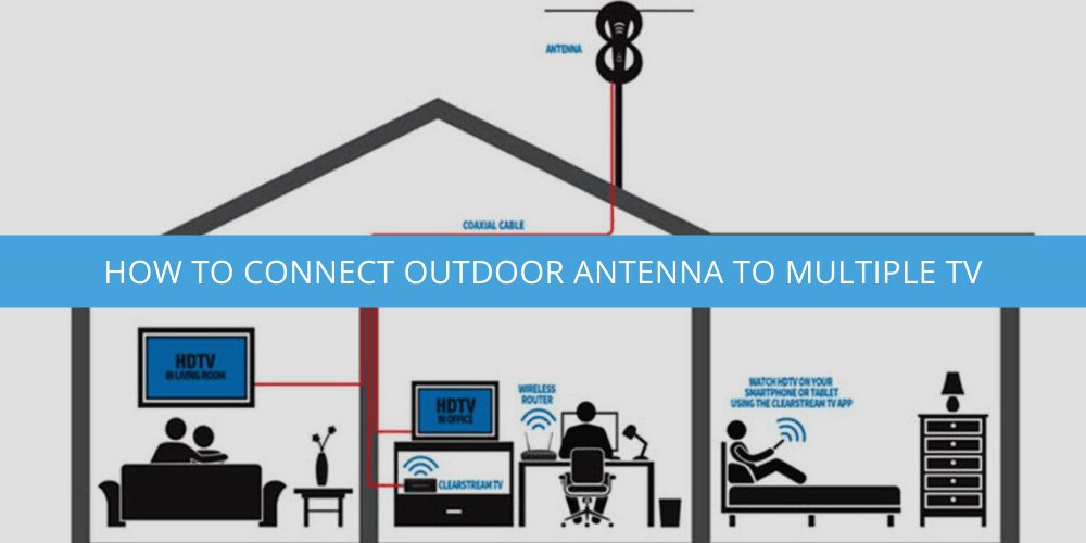 connect antenna to multiple TV