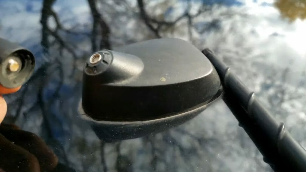 broken car antenna