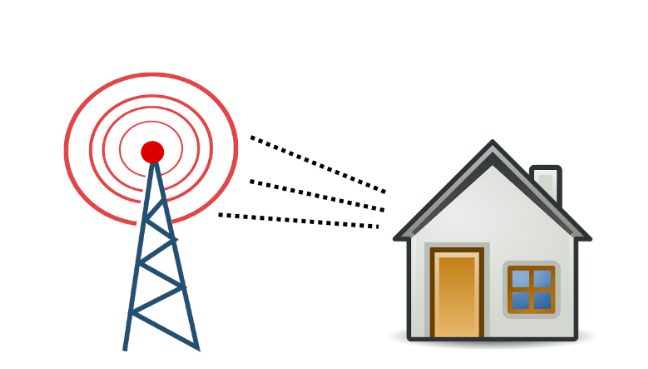 satellite signal to home