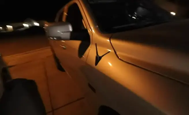 bullet antenna in a car