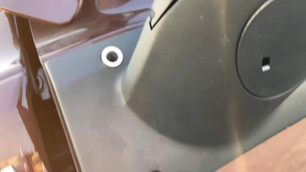 removing screw on the truck door