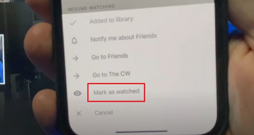 mark watched cell