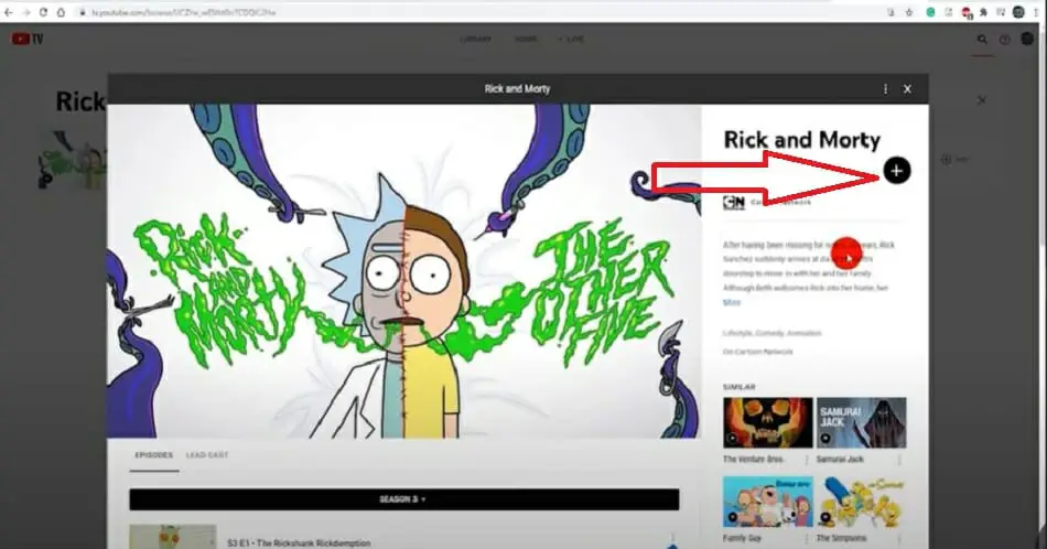 rick and morty youtube