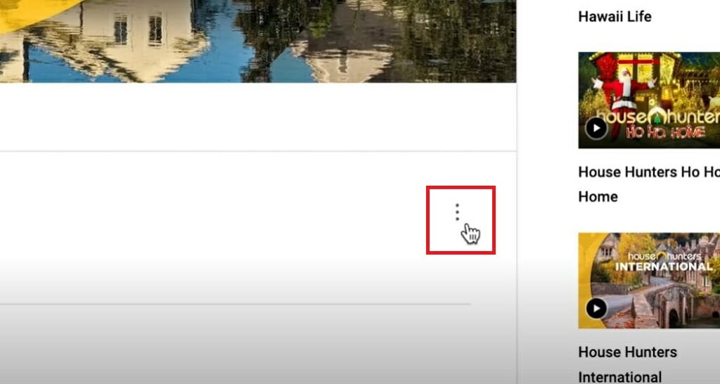 video menu dots