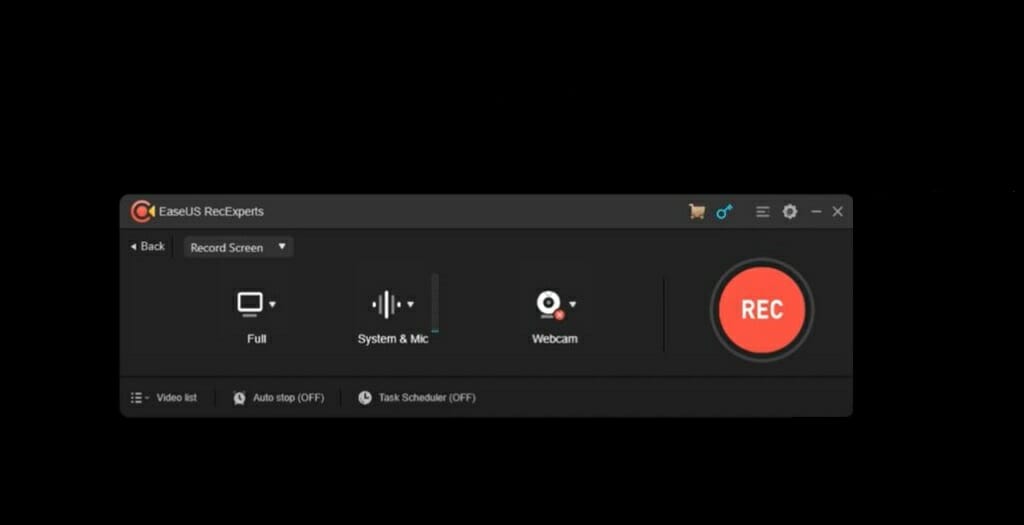 htrstv easeus record button