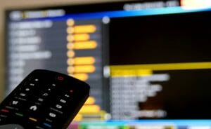 remote control pointing on tv